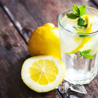 Фото воды с лимоном 2