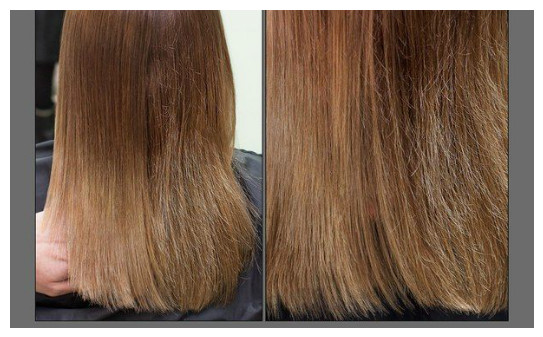 фото до и после полировки волос