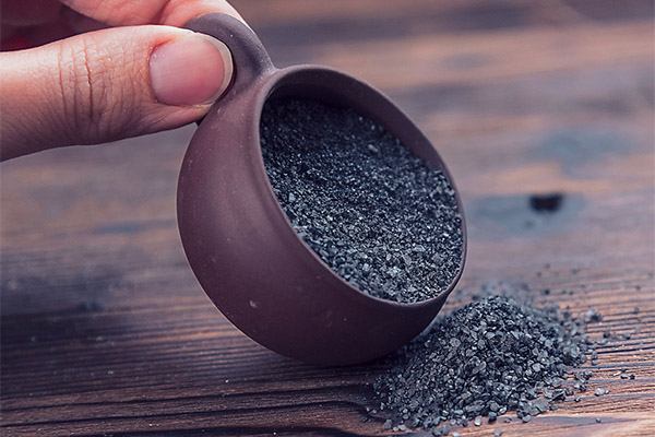 Как сделать черную соль