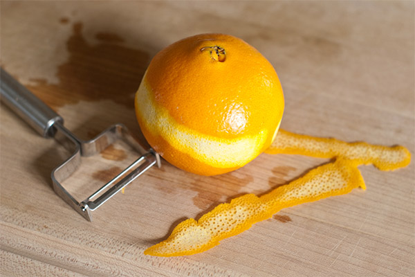 Как снять цедру с апельсина