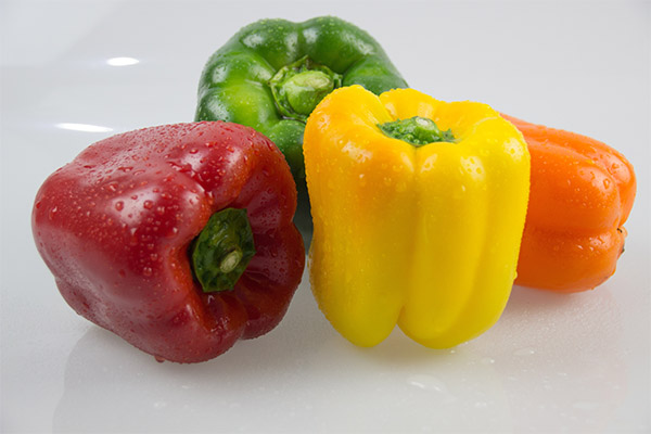 Полезные свойства перца в зависимости от цвета