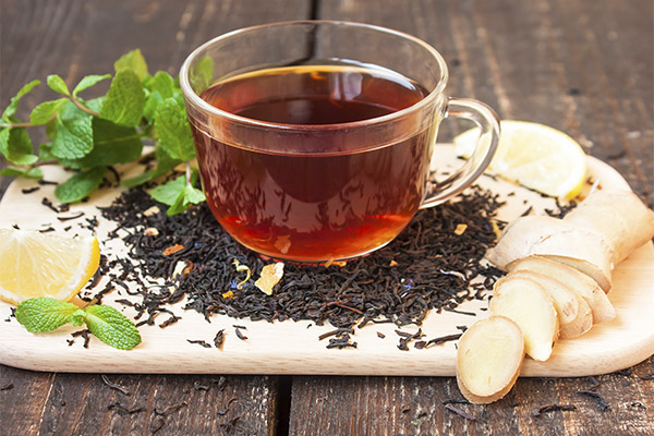 Польза черного чая с различными добавками