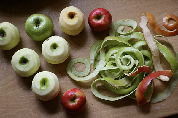 Польза и вред кожуры яблока
