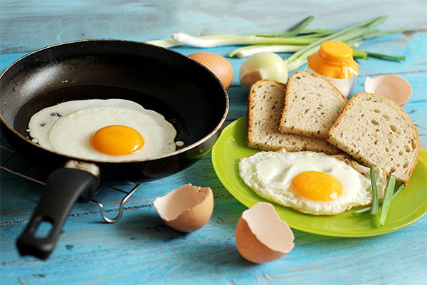 Польза и вред жареных яиц